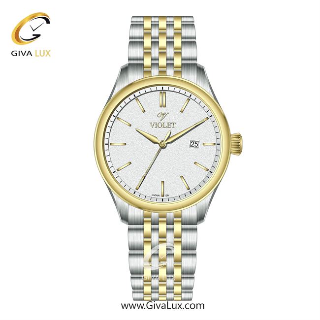 ساعت مچی اورجینال مردانه ویولت VIOLET طلایی-نقره ای | نقره ای-طلایی| نقره ای| کد رفرنس 0629/2